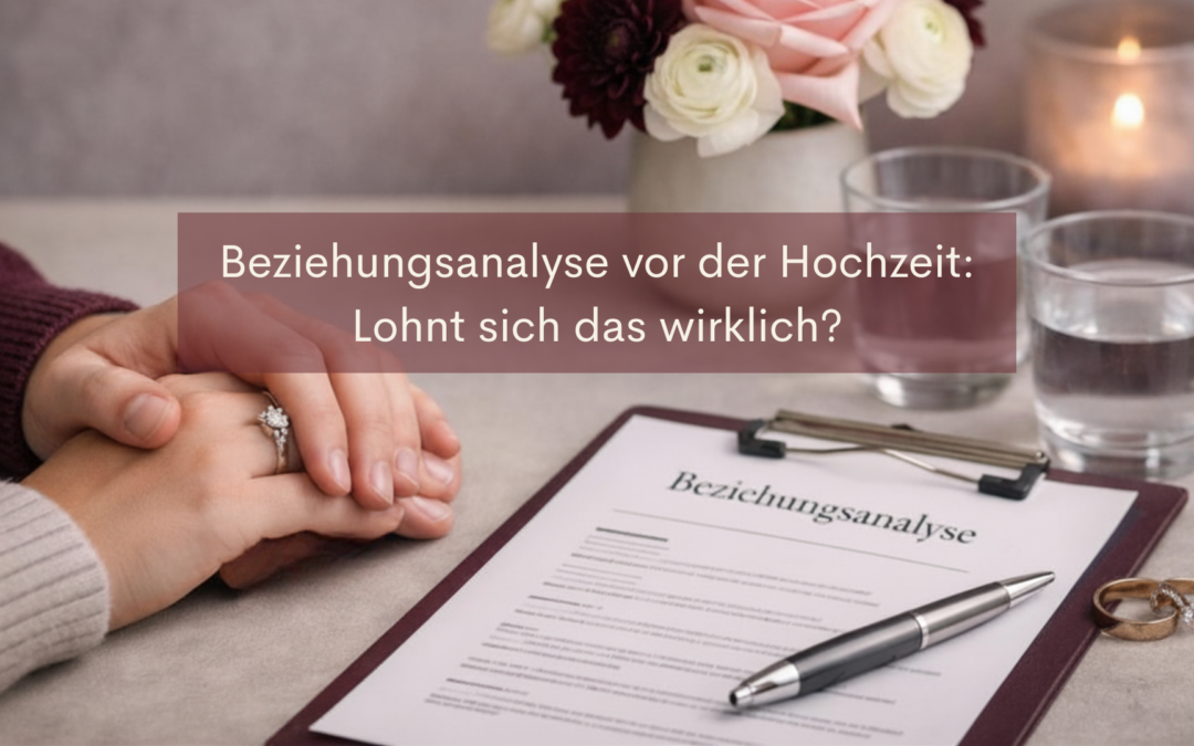 Beziehungsanalyse vor der Hochzeit: Lohnt sich das wirklich?